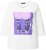 Ulla Popken Fashion Graphic T-Shirt Off-White - Trykket T-skjorter for dame - 