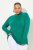 Ulla Popken Long Sleeves Mock Turtleneck Sweater Emerald Green - Hettegensere og collegegensere - Myke gensere, hettegensere og strikk