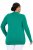Ulla Popken Long Sleeves Mock Turtleneck Sweater Emerald Green - Hettegensere og collegegensere - Myke gensere, hettegensere og strikk