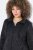 Ulla Popken Heather Knit Fleece Jacket Black - Hettegensere og collegegensere - Myke gensere, hettegensere og strikk