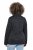 Ulla Popken Heather Knit Fleece Jacket Black - Hettegensere og collegegensere - Myke gensere, hettegensere og strikk