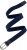 Ulla Popken Elastic Belt Blue - Damebelter i store størrelser - 