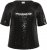 Kaffe Curve Mirana Sequin Blouse Black - Bluser - 