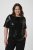 Kaffe Curve Mirana Sequin Blouse Black - Bluser - 