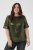 Kaffe Curve Mirana Sequin Blouse Ivy Green - Kaffe Curve - 