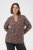 Kaffe Curve Belle Blouse Pink Black Graphic Flower - Bluser - 