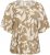 Kaffe Curve Marla Blouse Oak Chalk Leaf - Bluser - 