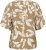 Kaffe Curve Marla Blouse Oak Chalk Leaf - Bluser - 