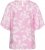 Kaffe Curve Marla Blouse Pink Frosting Chalk Leaf - Bluser - 