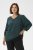 Kaffe Curve Pippi Blouse 3/4 Sleeve Magical Forest Green - Bluser & tunikaer - 