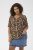 Kaffe Curve Ami Short Sleeve Blouse Printed Leopard - Bluser & tunikaer - 