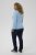 Kaffe Curve Jilanda V-Neck Pullover Blue - Gensere & strikk - 