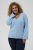 Kaffe Curve Jilanda V-Neck Pullover Blue - Gensere & strikk - 