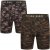 Kam Jeans 813 Camo Print Boxers Charcoal Khaki - Boxershorts - Boksershorts for menn i store størrelser