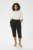 Kaffe Curve Jenna Capri Pants Black - Bukser - 