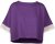 Nora Mikken AGNES Crop Top Purple - T-skjorter - 