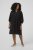 Kaffe Curve Dina Dress Black Deep - Midikjoler - 