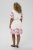 Kaffe Curve Rosa Mini Dress White Rose Border Flower - Minikjoler - 