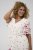 Kaffe Curve Rosa Mini Dress White Rose Border Flower - Minikjoler - 