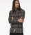 D555 Destin Checked Long Sleeve Shirt Black/Tan Check - Skjorter med lange ermer - 