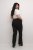 Kaffe Curve Jenna Leggings med Utsvingte Ben Svart - Jeans & Bukser i Store Størrelser – Plus Size - 