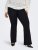 Only Carmakoma Pever Flared Pants Black - Bukser - 