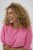 Kaffe Curve Minia Pullover Pink Power Melange - Strikkegensere - 