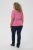 Kaffe Curve Minia Pullover Pink Power Melange - Strikkegensere - 