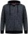 Duke Fareham Bonded Sherpa Lining Knitted Hoodie Grey - Gensere og hettegensere - Store hettegensere - 2XL-14XL