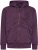 Kam Jeans 7082 Garment DYE with Zipper Hoodie Purple - Gensere og hettegensere - Store hettegensere - 2XL-14XL
