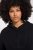 Ulla Popken Teddy Fleece Hooded Zip Neck Sweatshirt Black - Hettegensere og collegegensere - Myke gensere, hettegensere og strikk