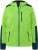 Ulla Popken Contrast Inserts Sweater Knit Hoodie Light Green - Hettegensere og collegegensere - 