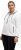 Ulla Popken Teddy Fleece Partial Zip Hoodie Snow White - Hettegensere og collegegensere - Myke gensere, hettegensere og strikk