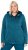 Ulla Popken Sweater Knit Fleece Hoodie Dark Petrol - Hettegensere og collegegensere - 