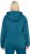 Ulla Popken Sweater Knit Fleece Hoodie Dark Petrol - Hettegensere og collegegensere - 