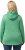 Ulla Popken Melange Knit Fleece Lined Hoodie Spring Green - Hettegensere og collegegensere - Myke gensere, hettegensere og strikk