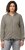 Ulla Popken Drawstring Hem Zip-Up Hoodie Grey - Hettegensere og collegegensere - 