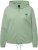 Ulla Popken Drawstring Hem Zip-Up Hoodie Light Green - Hettegensere og collegegensere - Myke gensere, hettegensere og strikk