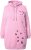 Ulla Popken Oversized Grass Graphic Hoodie Wildberry - Hettegensere og collegegensere - Myke gensere, hettegensere og strikk