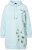 Ulla Popken Oversized Grass Graphic Hoodie Glacier Green - Hettegensere og collegegensere - Myke gensere, hettegensere og strikk