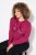 Ulla Popken Rock Sequined Hoodie Ruby - Hettegensere og collegegensere - Myke gensere, hettegensere og strikk