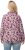Ulla Popken Floral Print Drawstring Collar Hoodie Vanilla - Hettegensere og collegegensere - Myke gensere, hettegensere og strikk