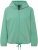 Ulla Popken Drawstring Hem Two-Tone Knit Hoodie Emerald Green - Hettegensere og collegegensere - Myke gensere, hettegensere og strikk