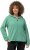 Ulla Popken Drawstring Hem Two-Tone Knit Hoodie Emerald Green - Hettegensere og collegegensere - Myke gensere, hettegensere og strikk
