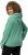 Ulla Popken Drawstring Hem Two-Tone Knit Hoodie Emerald Green - Hettegensere og collegegensere - Myke gensere, hettegensere og strikk
