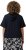 Ulla Popken Short Sleeve Zip-Up Hoodie Navy - Hettegensere og collegegensere - Myke gensere, hettegensere og strikk