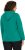 Ulla Popken Face Graphic Long Sleeve Hoodie Emerald Green - Hettegensere og collegegensere - Myke gensere, hettegensere og strikk