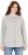 Ulla Popken Cable Knit Long Sleeve Hoodie Light Grey Melange - Hettegensere og collegegensere - Myke gensere, hettegensere og strikk