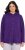 Ulla Popken Cable Knit Long Sleeve Hoodie Deep Violet - Hettegensere og collegegensere - 