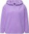 Ulla Popken Teddy Plush Long Sleeve Hoodie Pale Lilac - Hettegensere og collegegensere - Myke gensere, hettegensere og strikk